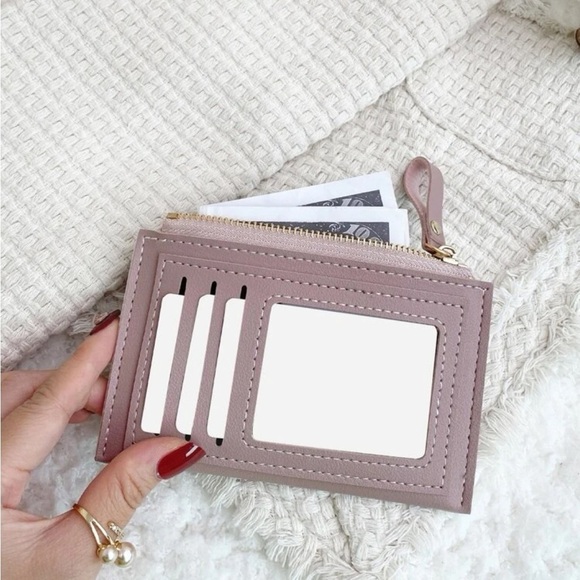 ⚠️Clearance Lilac Purple And White Slim Wallet / Cardholder - Picture 2 of 3